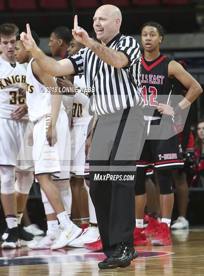 Thumbnail 1 in Half Hollow Hills East vs. McQuaid Jesuit (NYSPHSAA Class AA Semifinal) photogallery.