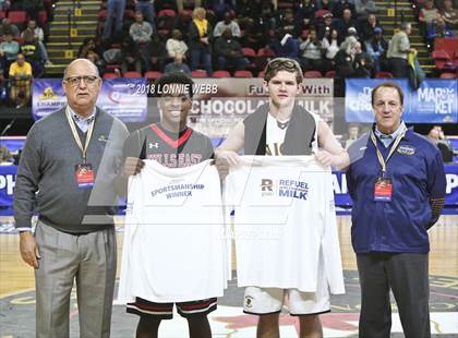 Thumbnail 2 in Half Hollow Hills East vs. McQuaid Jesuit (NYSPHSAA Class AA Semifinal) photogallery.