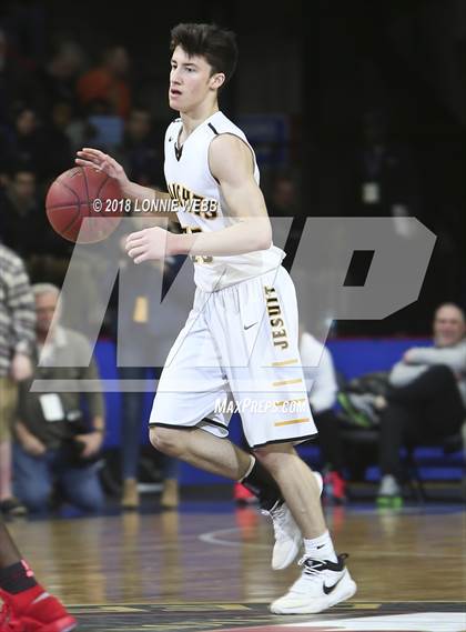 Thumbnail 3 in Half Hollow Hills East vs. McQuaid Jesuit (NYSPHSAA Class AA Semifinal) photogallery.