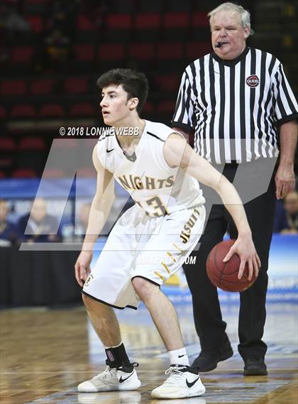 Thumbnail 1 in Half Hollow Hills East vs. McQuaid Jesuit (NYSPHSAA Class AA Semifinal) photogallery.