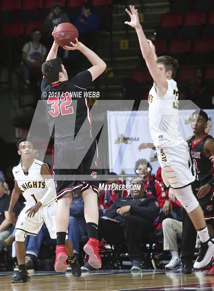 Thumbnail 2 in Half Hollow Hills East vs. McQuaid Jesuit (NYSPHSAA Class AA Semifinal) photogallery.