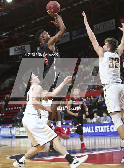 Thumbnail 2 in Half Hollow Hills East vs. McQuaid Jesuit (NYSPHSAA Class AA Semifinal) photogallery.