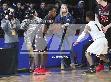 Thumbnail 1 in Half Hollow Hills East vs. McQuaid Jesuit (NYSPHSAA Class AA Semifinal) photogallery.