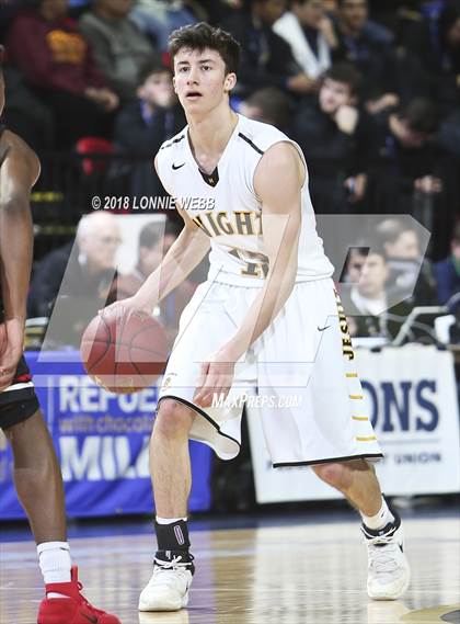 Thumbnail 3 in Half Hollow Hills East vs. McQuaid Jesuit (NYSPHSAA Class AA Semifinal) photogallery.