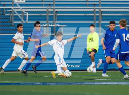 Thumbnail 1 in San Elizario vs Hidalgo Early College  (UIL 4A Soccer Semifinal) photogallery.