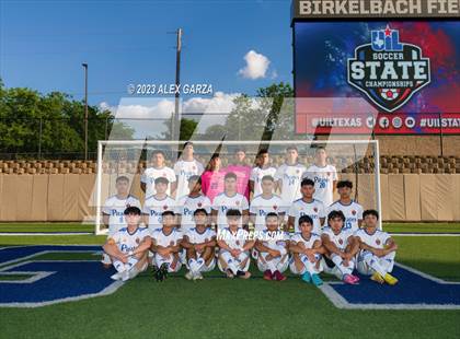 Thumbnail 1 in San Elizario vs Hidalgo Early College  (UIL 4A Soccer Semifinal) photogallery.