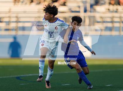 Thumbnail 1 in San Elizario vs Hidalgo Early College  (UIL 4A Soccer Semifinal) photogallery.
