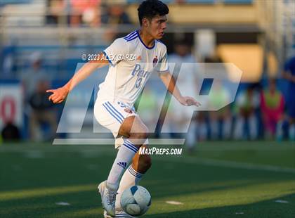 Thumbnail 2 in San Elizario vs Hidalgo Early College  (UIL 4A Soccer Semifinal) photogallery.