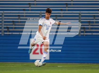 Thumbnail 3 in San Elizario vs Hidalgo Early College  (UIL 4A Soccer Semifinal) photogallery.