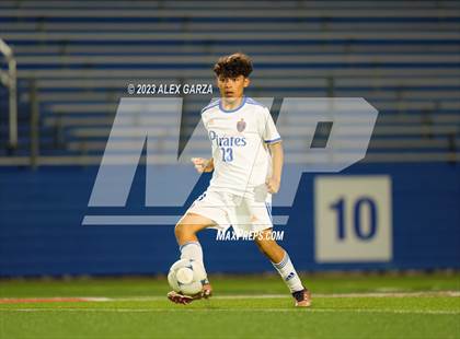 Thumbnail 3 in San Elizario vs Hidalgo Early College  (UIL 4A Soccer Semifinal) photogallery.