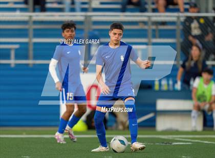Thumbnail 1 in San Elizario vs Hidalgo Early College  (UIL 4A Soccer Semifinal) photogallery.
