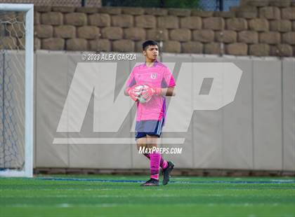 Thumbnail 3 in San Elizario vs Hidalgo Early College  (UIL 4A Soccer Semifinal) photogallery.