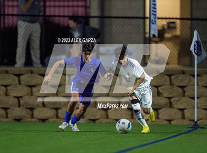 Thumbnail 1 in San Elizario vs Hidalgo Early College  (UIL 4A Soccer Semifinal) photogallery.