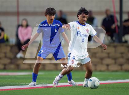 Thumbnail 1 in San Elizario vs Hidalgo Early College  (UIL 4A Soccer Semifinal) photogallery.