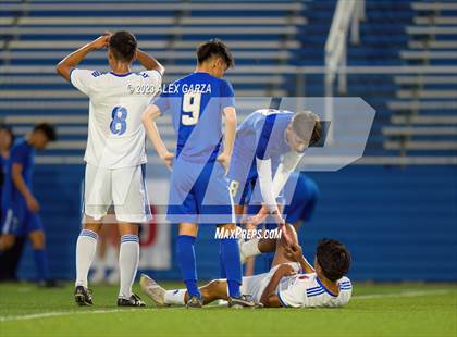 Thumbnail 1 in San Elizario vs Hidalgo Early College  (UIL 4A Soccer Semifinal) photogallery.