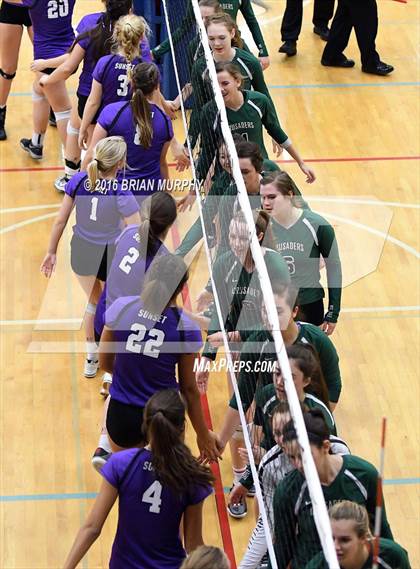 Thumbnail 3 in Jesuit vs. Sunset (OSAA 6A Quarterfinal)  photogallery.