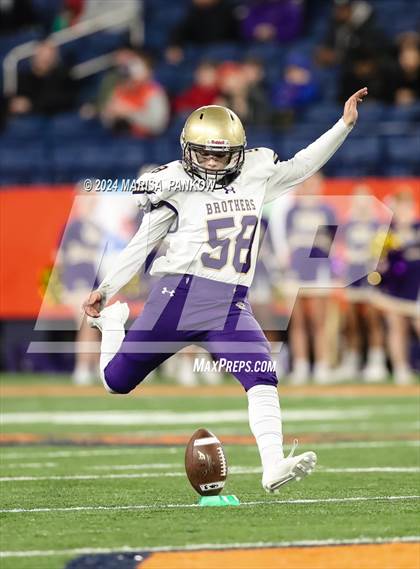 Thumbnail 3 in Christian Brothers Academy (Syracuse) VS Christian Brothers Academy (Albany) (NYSPHSAA Class AA Championship) photogallery.
