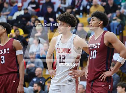 Thumbnail 2 in Perry vs Columbus (Army National Guard Hoophall Classic) photogallery.