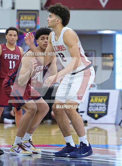 Thumbnail 2 in Perry vs Columbus (Army National Guard Hoophall Classic) photogallery.
