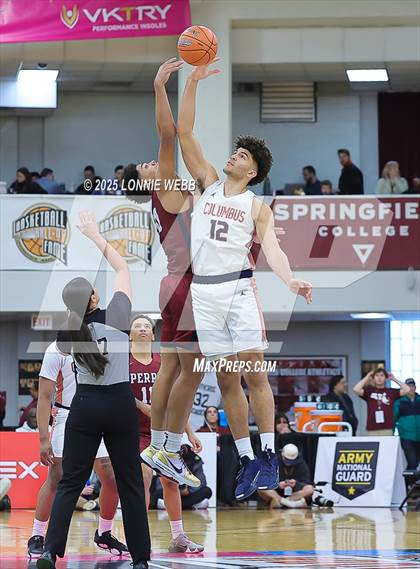 Thumbnail 2 in Perry vs Columbus (Army National Guard Hoophall Classic) photogallery.