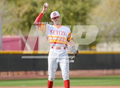Thumbnail 3 in Aztec @ Seton Catholic (Coach Bob Invitational)  photogallery.