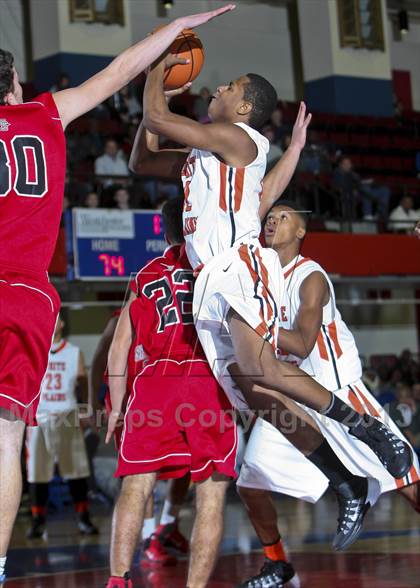 Thumbnail 2 in White Plains vs. Cardinal Spellman (Slam Dunk Tournament) photogallery.