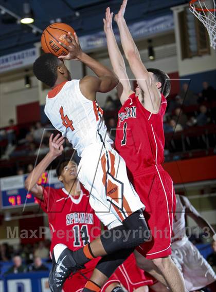 Thumbnail 3 in White Plains vs. Cardinal Spellman (Slam Dunk Tournament) photogallery.