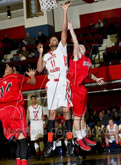 Thumbnail 2 in White Plains vs. Cardinal Spellman (Slam Dunk Tournament) photogallery.