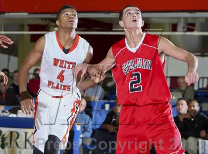 Thumbnail 3 in White Plains vs. Cardinal Spellman (Slam Dunk Tournament) photogallery.