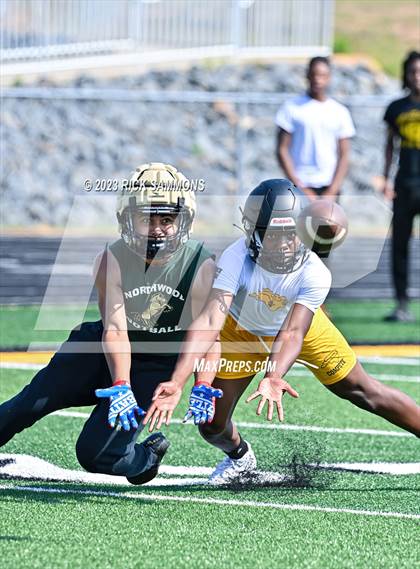 Thumbnail 2 in Montgomery Central vs Northwood (Montgomery Central 2nd Annual 7 on 7 Air Raid Classic) photogallery.