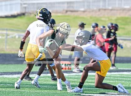 Thumbnail 2 in Montgomery Central vs Northwood (Montgomery Central 2nd Annual 7 on 7 Air Raid Classic) photogallery.