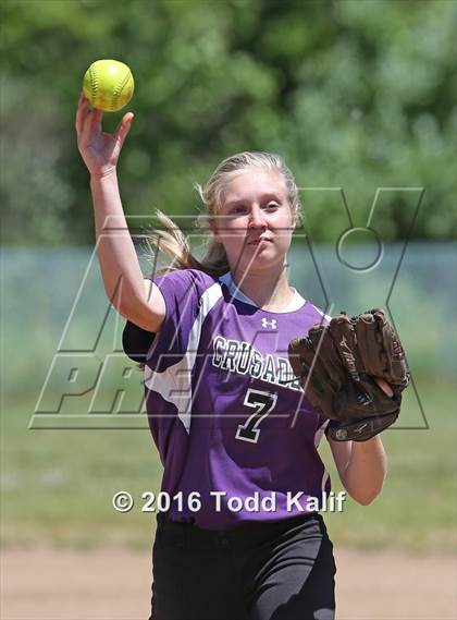 Thumbnail 3 in Sacred Heart @ East Granby (CIAC Class S 1st Round) photogallery.