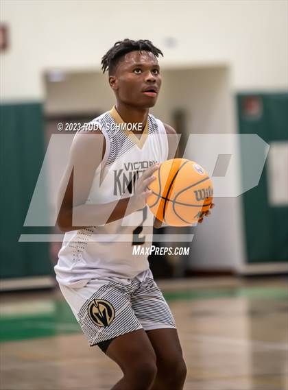 Thumbnail 1 in Victory Christian Academy vs. University City (MLK Showcase) photogallery.