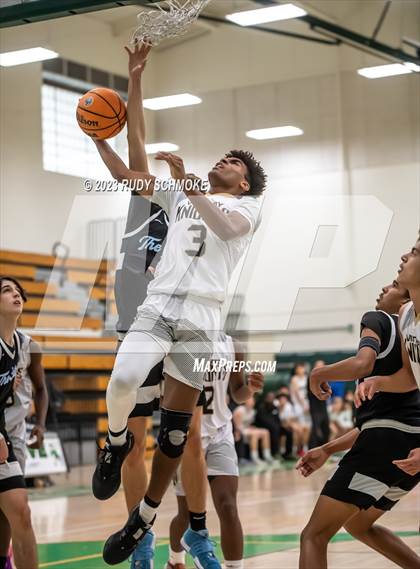 Thumbnail 2 in Victory Christian Academy vs. University City (MLK Showcase) photogallery.
