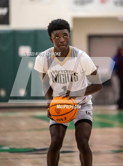 Thumbnail 2 in Victory Christian Academy vs. University City (MLK Showcase) photogallery.