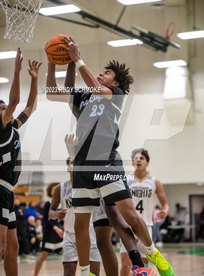 Thumbnail 3 in Victory Christian Academy vs. University City (MLK Showcase) photogallery.