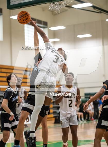 Thumbnail 3 in Victory Christian Academy vs. University City (MLK Showcase) photogallery.