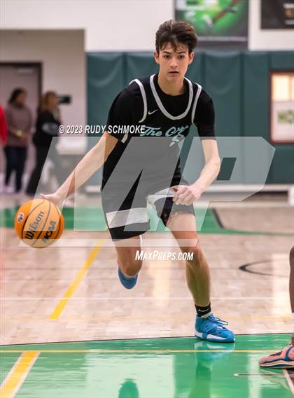 Thumbnail 2 in Victory Christian Academy vs. University City (MLK Showcase) photogallery.