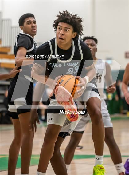Thumbnail 3 in Victory Christian Academy vs. University City (MLK Showcase) photogallery.