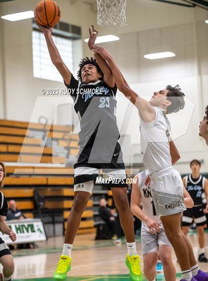 Thumbnail 2 in Victory Christian Academy vs. University City (MLK Showcase) photogallery.