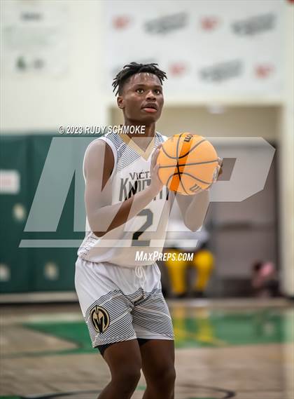 Thumbnail 3 in Victory Christian Academy vs. University City (MLK Showcase) photogallery.
