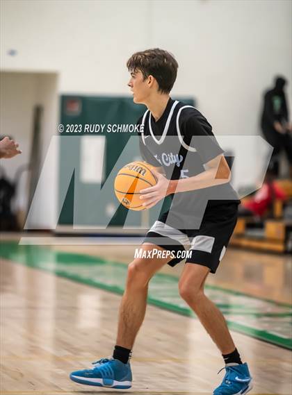 Thumbnail 3 in Victory Christian Academy vs. University City (MLK Showcase) photogallery.