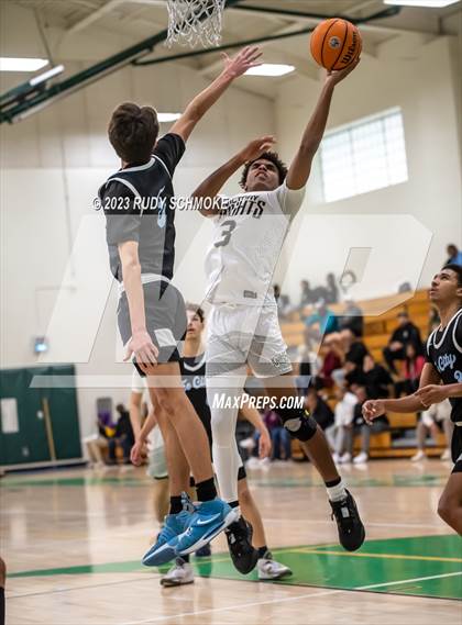 Thumbnail 2 in Victory Christian Academy vs. University City (MLK Showcase) photogallery.