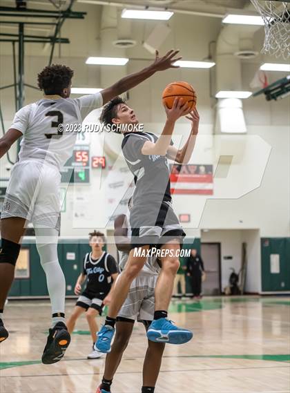Thumbnail 1 in Victory Christian Academy vs. University City (MLK Showcase) photogallery.