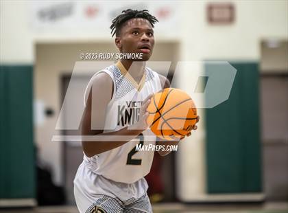 Thumbnail 2 in Victory Christian Academy vs. University City (MLK Showcase) photogallery.