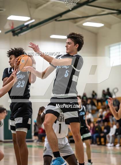 Thumbnail 2 in Victory Christian Academy vs. University City (MLK Showcase) photogallery.