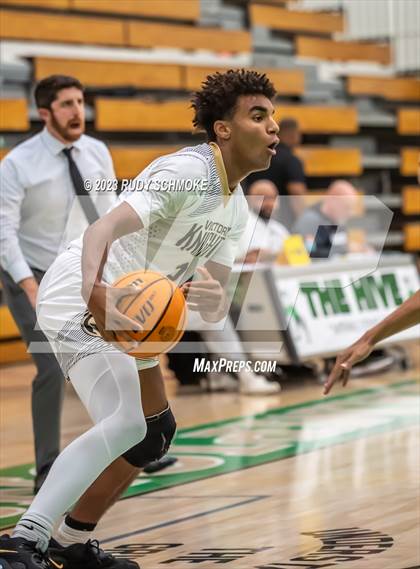 Thumbnail 2 in Victory Christian Academy vs. University City (MLK Showcase) photogallery.
