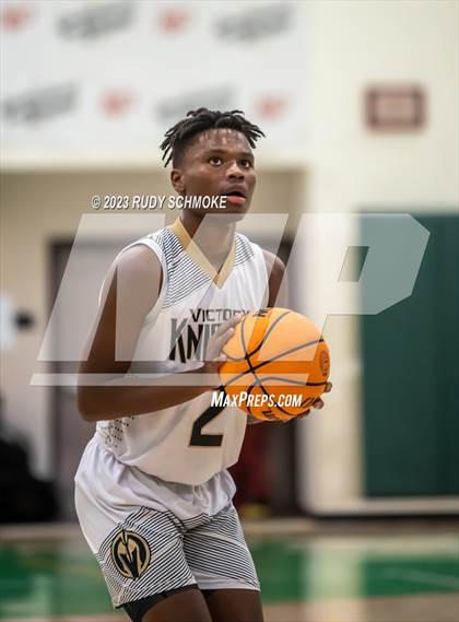 Thumbnail 1 in Victory Christian Academy vs. University City (MLK Showcase) photogallery.