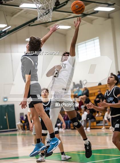 Thumbnail 3 in Victory Christian Academy vs. University City (MLK Showcase) photogallery.