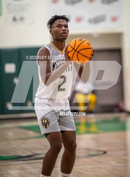 Thumbnail 1 in Victory Christian Academy vs. University City (MLK Showcase) photogallery.